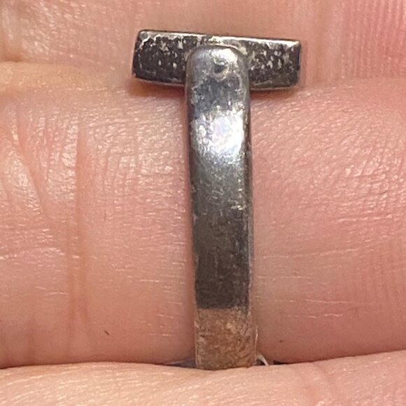 Ring Size 7.5 Lapis Lazuli Blue Sterling Silver 925 Women Semi-Precious Stone - Picture 3 of 10